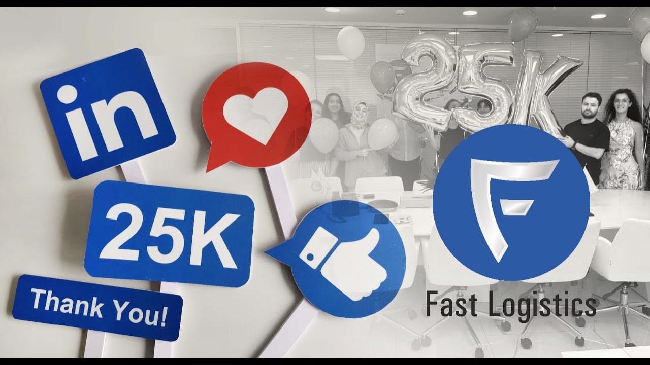 25K LinkedIn Followers | Fast Logistics | Thank You Community | Milestone Celebration | Social Media