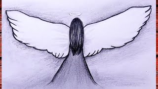 How to draw an angel face step by step/ Learn to draw - drawing tutorials for beginners