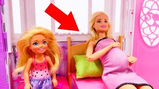 Barbie baby doll videos - Pregnant Barbie goes to hospital @magiccastle2447