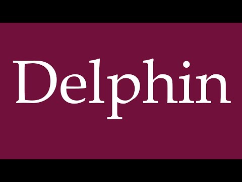How to Pronounce ''Delphin'' (Dolphin) Correctly in German
