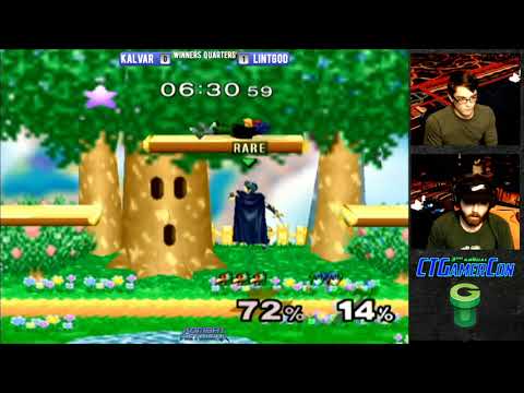 CT GamerCon 3 SSBM - lintgod (Falco) vs. Kalvar (Marth) - Melee WQF