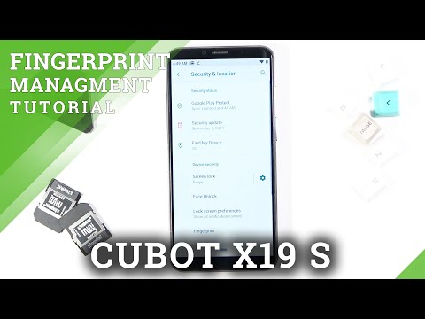 How to Add Fingerprint in CUBOT X19 S – Set Up Fingerprint