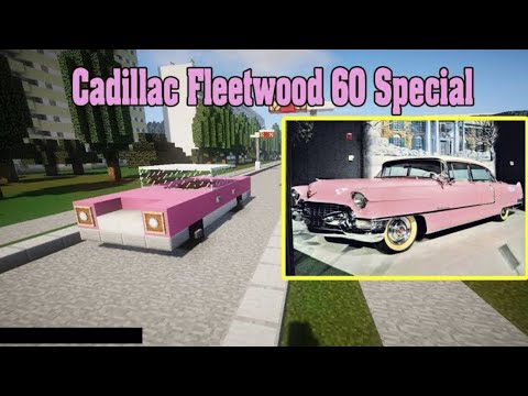 Archer07 - How to build a CAR in MINECRAFT |Cadillac Fleetwood 60 Special | Tutorial |