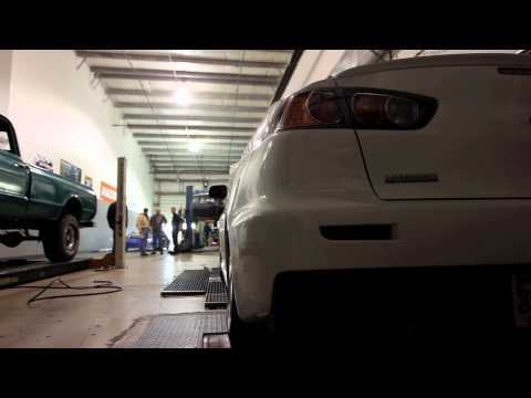 2010 Mitsubishi Lancer Evo X AccessPort Stage 1 dyno run