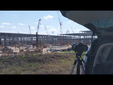 Live At Tesla GigaTexas or TeraTexas In Austin Texas - TESTING