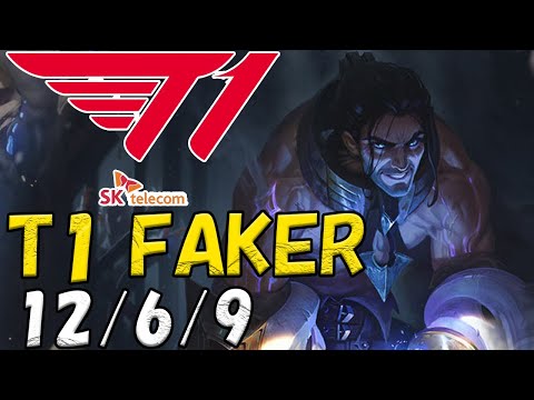 T1 Faker サイラス(Sylas) VS ヤスオ(Yasuo) MID patch 12.20 NA RANK
