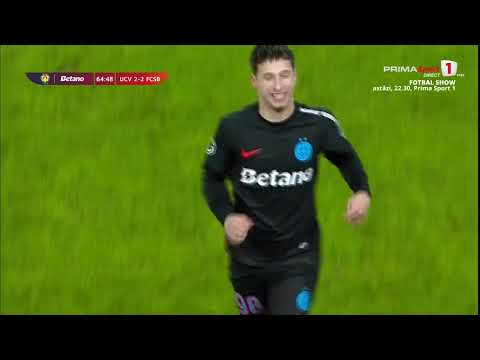 GOOOL! CSU Craiova - FCSB 2-2. Popa restabilește egalitatea cu un șut de la 11-12 metri