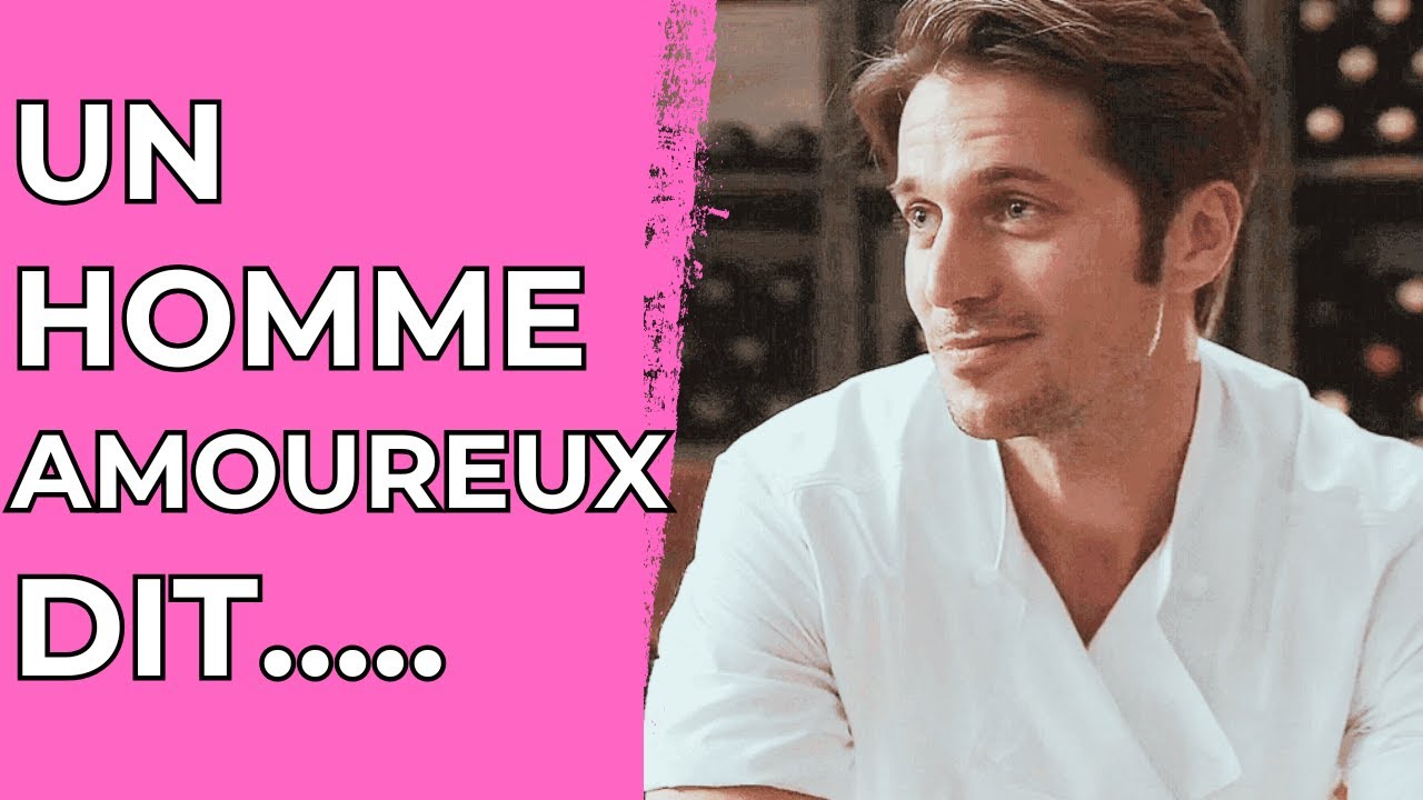 Les 5 phrases qu'un homme amoureux prononce