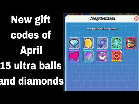 New and latest gift codes of idle pocket monsters 15ultraballs,1197 diamonds.NEW GIFT CODES.