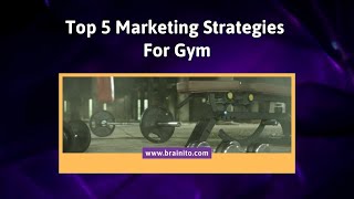Marketing Strategies For Gym