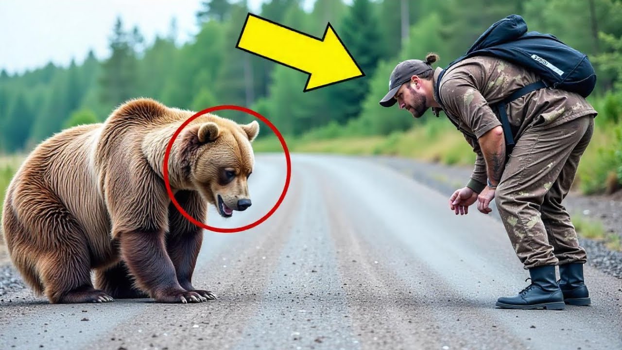 Crying Bear Begs Man For Help, He Turns in Shock when He Realizes Why!