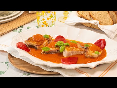 BONITO FRESCO DEL NORTE en salsa de tomate