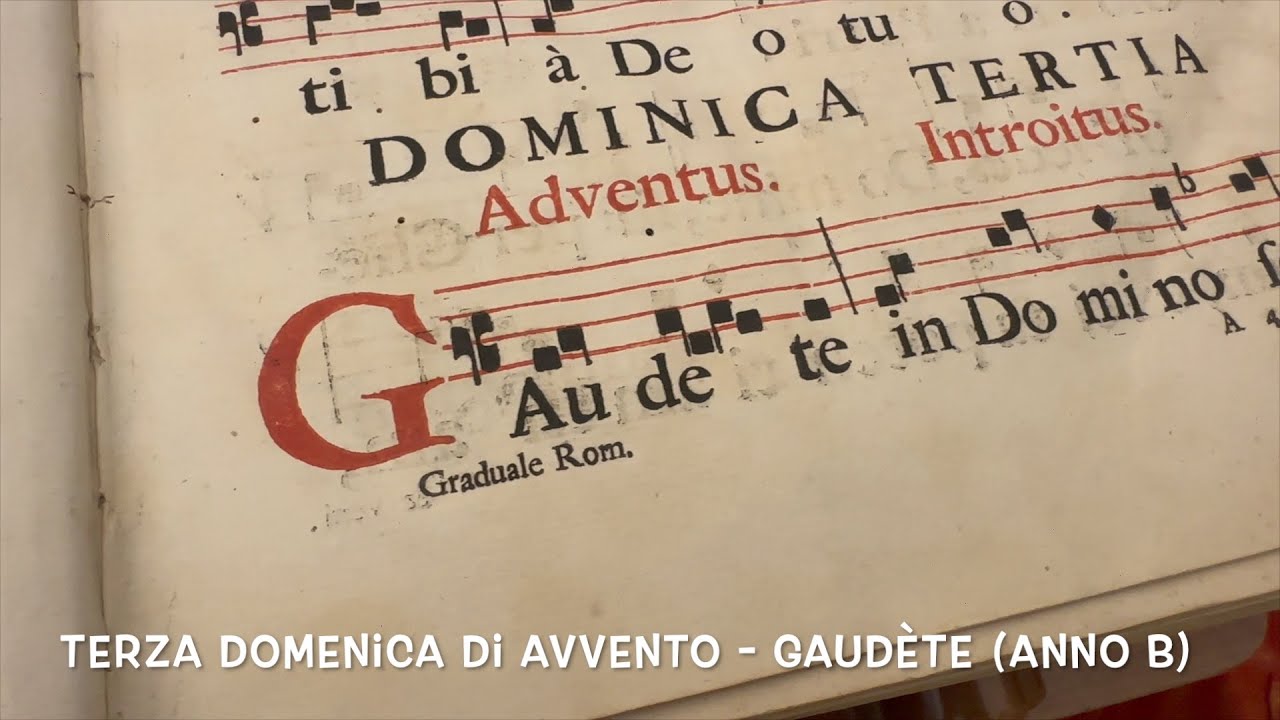 Terza Domenica Di Avvento Gaudete Il Maestro è qui e ti chiama – Terza Domenica di Avvento (Gaudéte