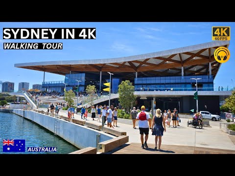Sydney CBD Walk | Sydney New Fish Market Walkthrough | 4K 60FPS