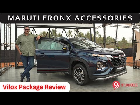 Maruti Fronx Accessories || Walkaround Review of Vilox Collection Package