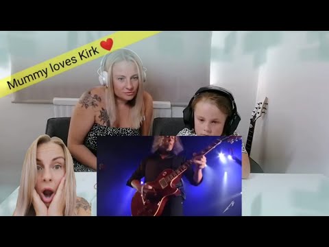 My mum reacts Metallica Fade to Black My mum has a CRUSH on Kirk Hammett