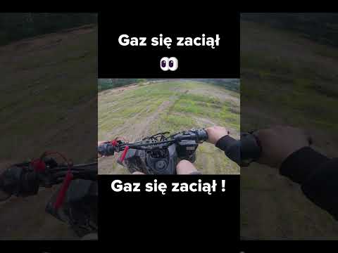 Gaz się zaciął ! #crash #quad #cross #enduro #moto