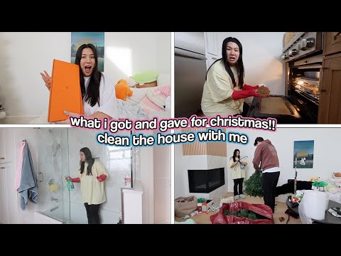 WHAT I GOT FOR CHRISTMAS + Clean My House With Me!!