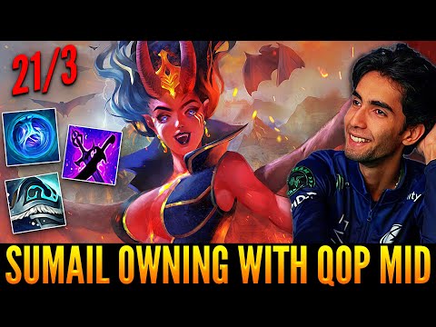 👉 SUMAIL Is Unstoppable Beast With Queen Of Pain On Mid - Whole Game Torturing Enemies - Dota 2