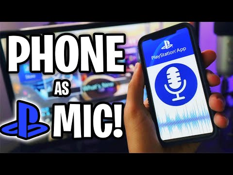 How to Use ANY PHONE as a Mic on PS4 (EASY 2022)