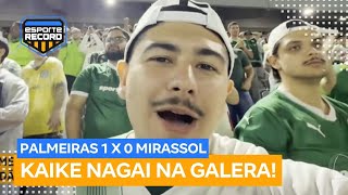 Kaike Nagai traz bastidores do Allianz Parque na vitória do Palmeiras sobre o Mirassol