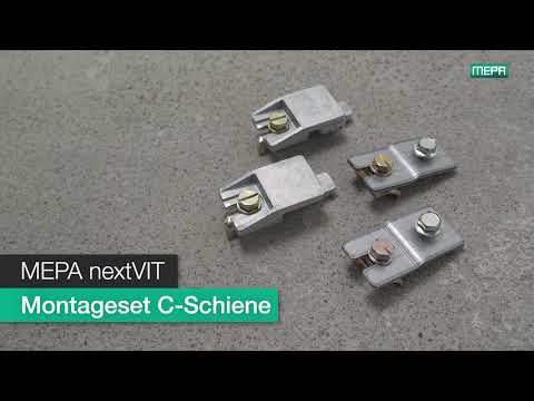 MEPA nextVIT - Montageset C-Schiene