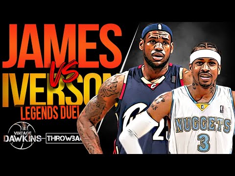 Allen Iverson vs LeBron James LEGENDS Duel | Nov 12, 2007 | VintageDawkins