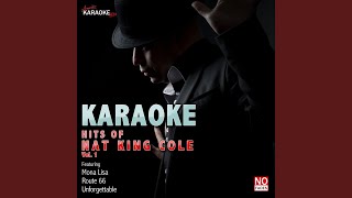 Night Lights (In the Style of Nat King Cole) (Karaoke Version)