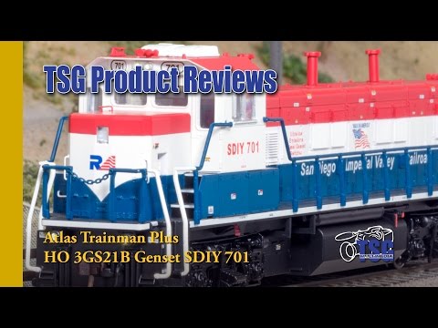 HO Scale 3GS21B Genset Atlas Trainman Plus Product Review
