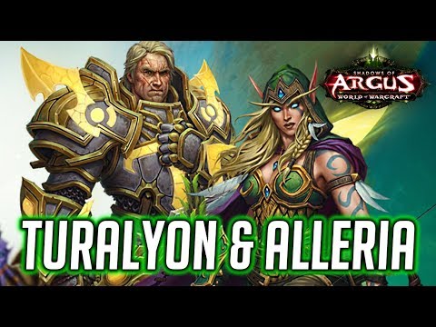 WoW Legion 🌟 Meet Turalyon & Alleria Windrunner on Argus - Patch 7.3