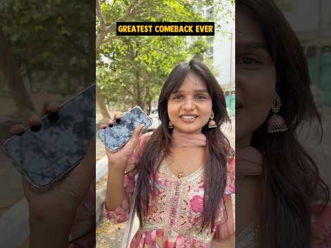 The greatest comeback ever 😎