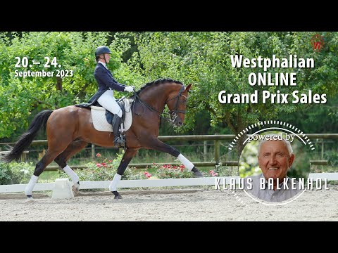 Westphalian ONLINE Grand Prix Sales 20. - 24. September 2023 / Trailer