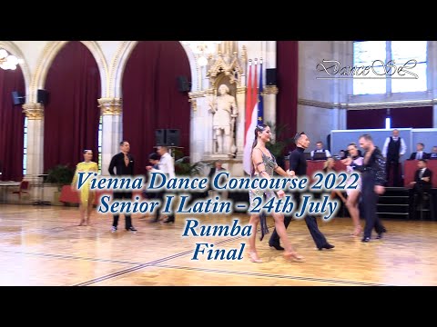 Vienna Dance Concourse 2022 - Senior I Latin Rumba WDSF - Final - 24 July 2022