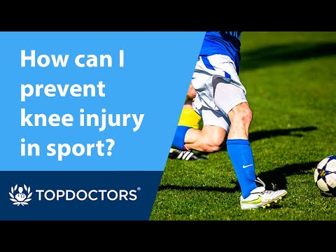How can I make my knees stronger to prevent injury in sport?