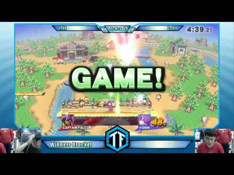 TechCity5 SSB4 - iFox (Captain Falcon) vs. Gaarc (Yoshi)