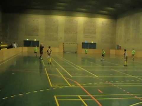 U11-drenge fra Brønshøj Boldklub til Indedørsfodbold i Vallensbæk
