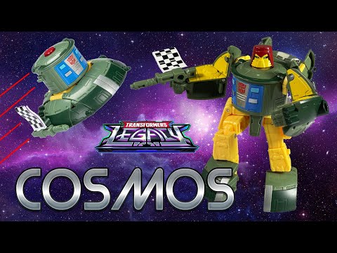 Transformers Legacy Velocitron Speedia 500 Collection Deluxe Autobot Cosmos | VIDEO REVIEW