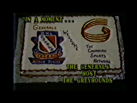 OHL Rewind - Wayback Wednesday: Soo Greyhounds @ Oshawa Generals - February 11th 1984