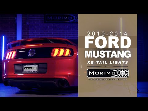 XB LED Tails: Ford Mustang (13-14) (Pair / Facelift / Smoked)