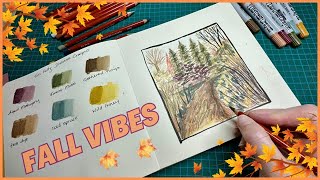 Sketchbook Art with Tim Holtz Distress Crayons