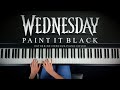 Wednesday Plays the Cello x Paint It Black - The Rolling Stones (EPIC piano cover)