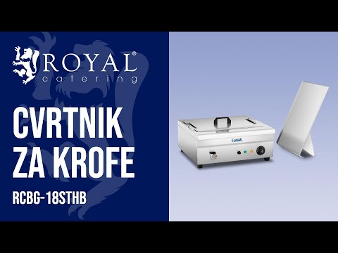 videoposnetek - Aparat za cvrtje krofov - 18 L - 3200 W - hladna cona
