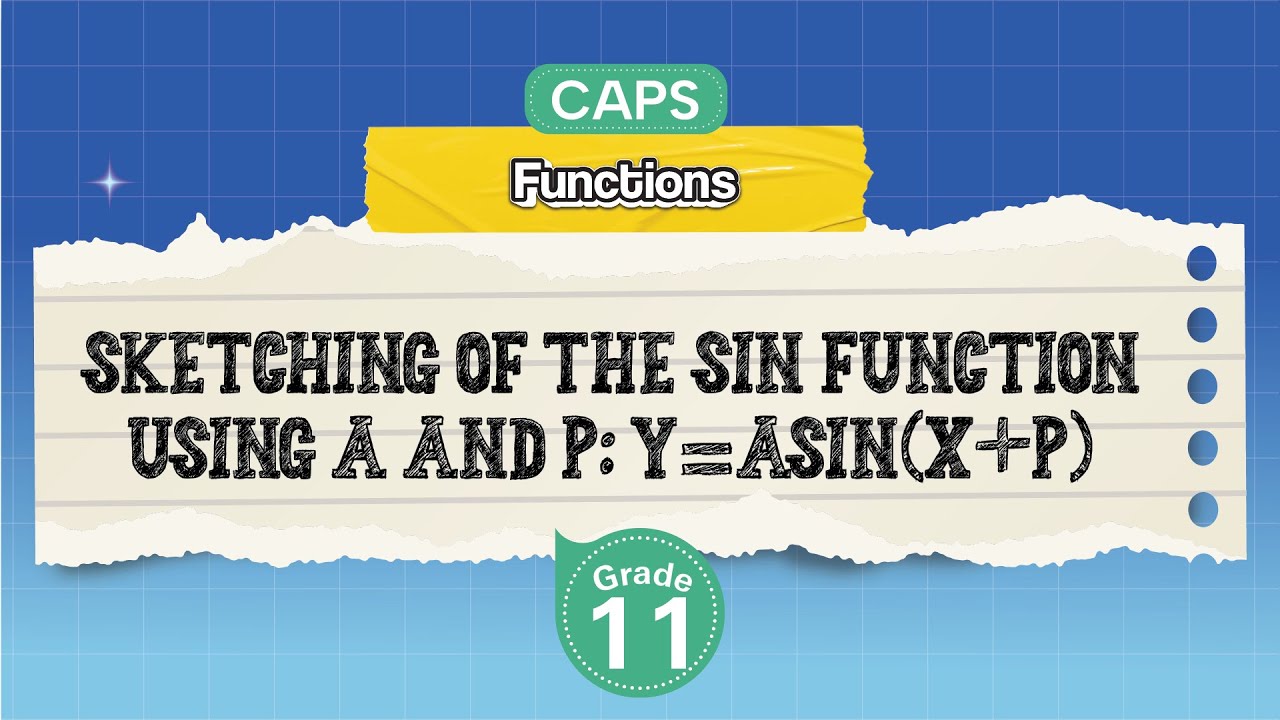 [GRADE 11] Sketching of the Sin Function using a and p: y=asin(x+p)
