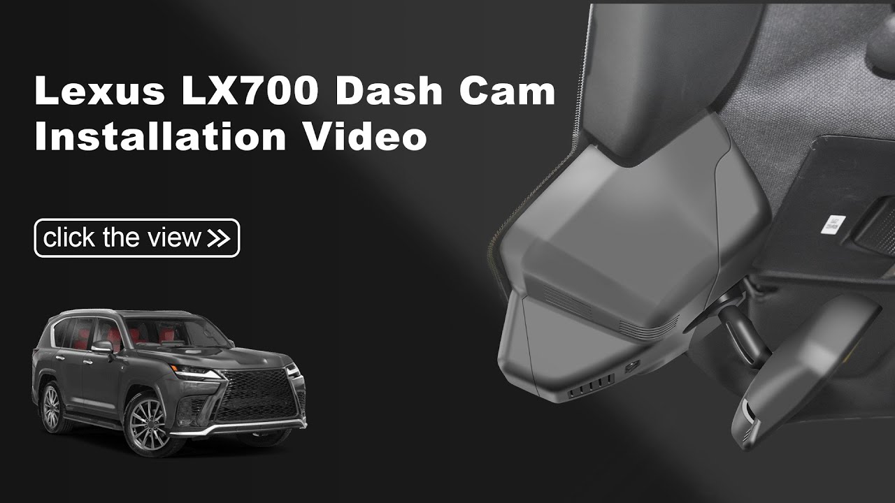  Lexus LX LX700h 2025 Magoal tech Dash Cam 033M Installation