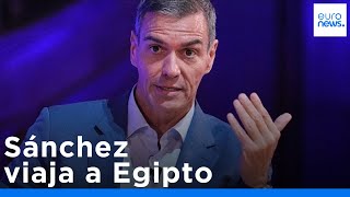 Sánchez viajará a Egipto para conmemorar el fin de la guerra en Gaza