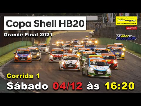 COPA SHELL HB20 | Grande Final - Corrida 1 - Curitiba PR | Ao Vivo