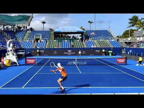 Terence Atmane Best Points from Court Level [4K 60FPS]