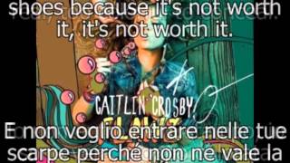 Caitlin Crosby - Imperfect Is The New Perfect with lyrics and Italian subtitles