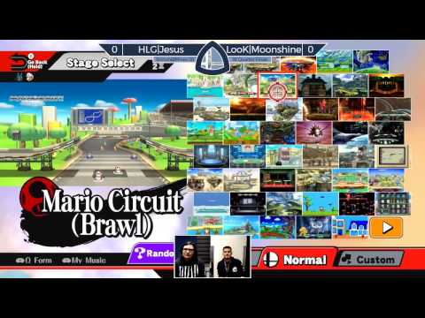 Sm4sh@Mines 50 - LooK|Moonshine (Lucario) Vs. HLG|Jesus (Mario) - Winners Quarterfinals