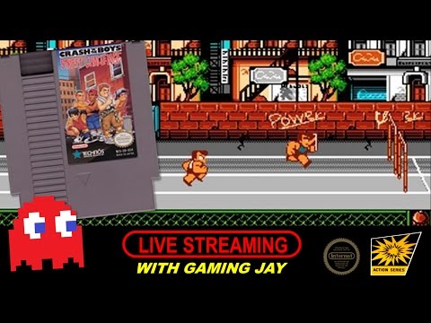 Crash 'n' the Boys: Street Challenge (NES) - So Many Punches to the Face! - Live Streamin' with Jay